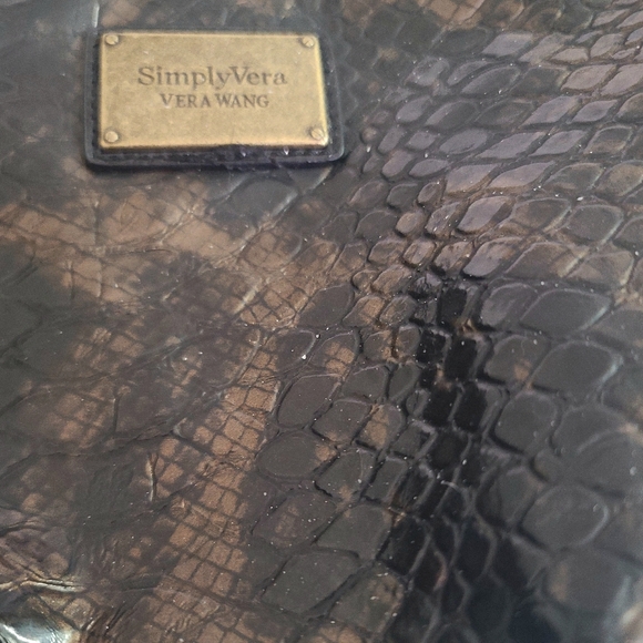 Simply Vera Wang Faux Crocodile Hobo bag - Picture 7 of 7